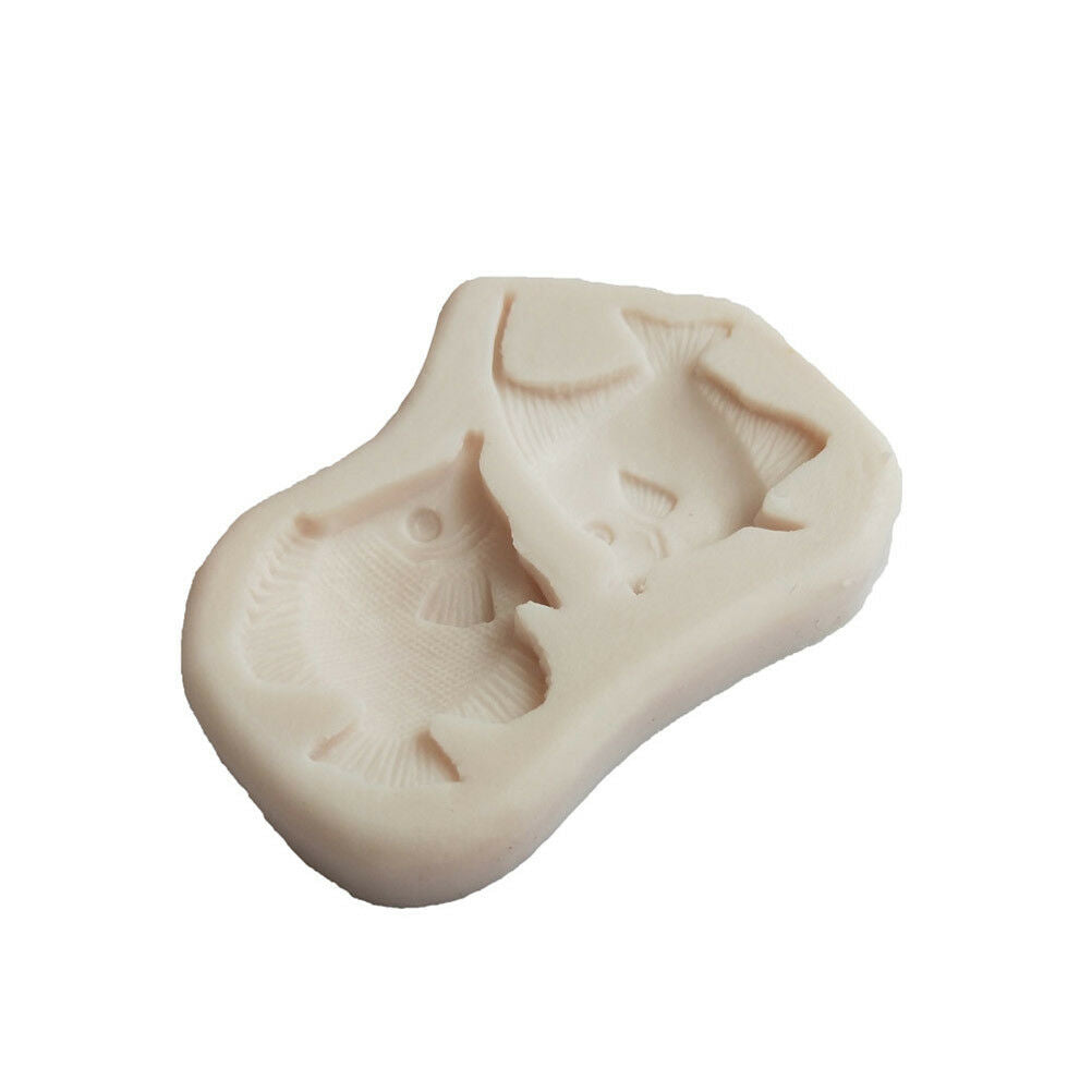 Cute Fish Silicone Fondant Mold Cake Mold Chocolate Gumpaste Mould Soap Tool Pip