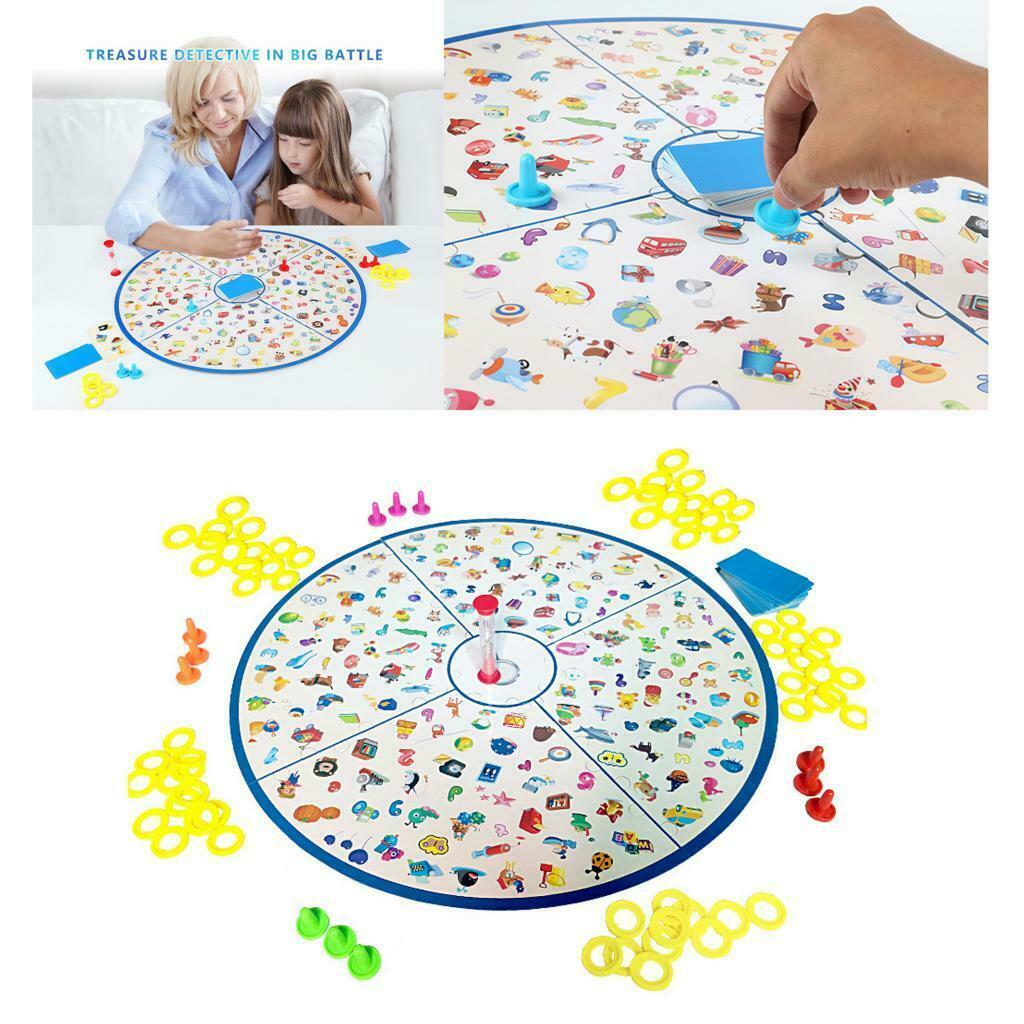 Flash Cards Toddlers Kids Math Game Preschool Detective Games for 1-4 Playsers