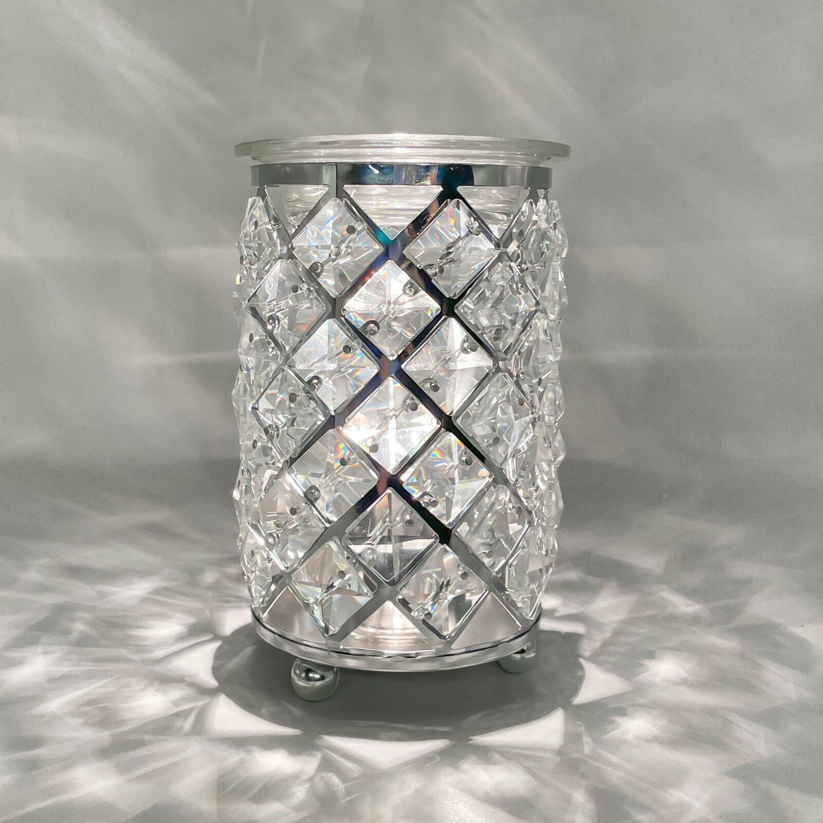 Crystal Scented Thermal Candle Warmer Wax Melter Lamp Home Tabletop Lights