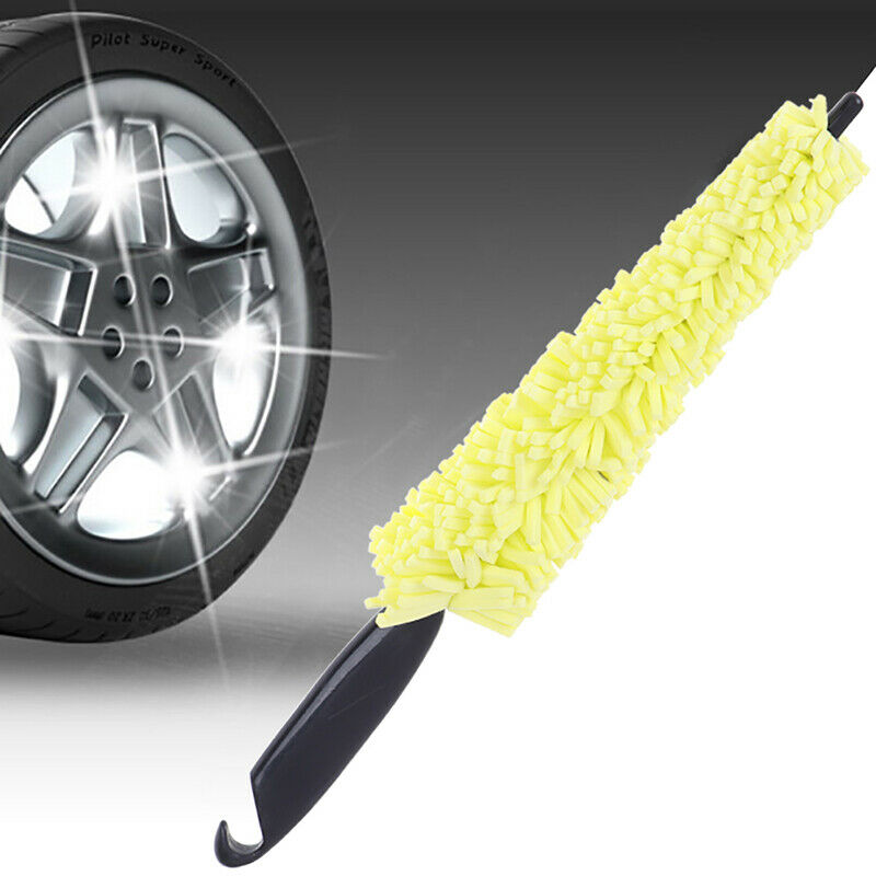 Sponge Wheel Brush Wheel Cleaner Car Care Washing Brush Steel Wheel Clean.l8