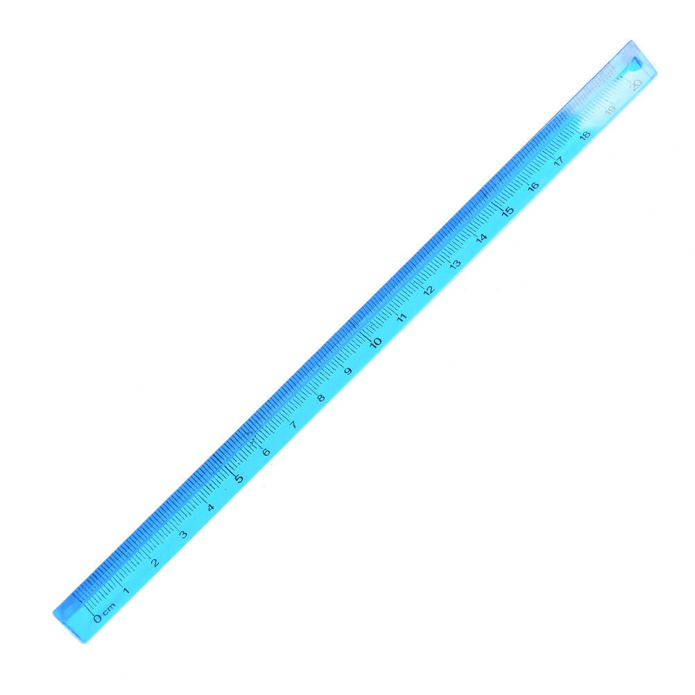 Creative Three Edged Ruler Triangular ScaleClear CrystalMeasuring Ruler To.l8
