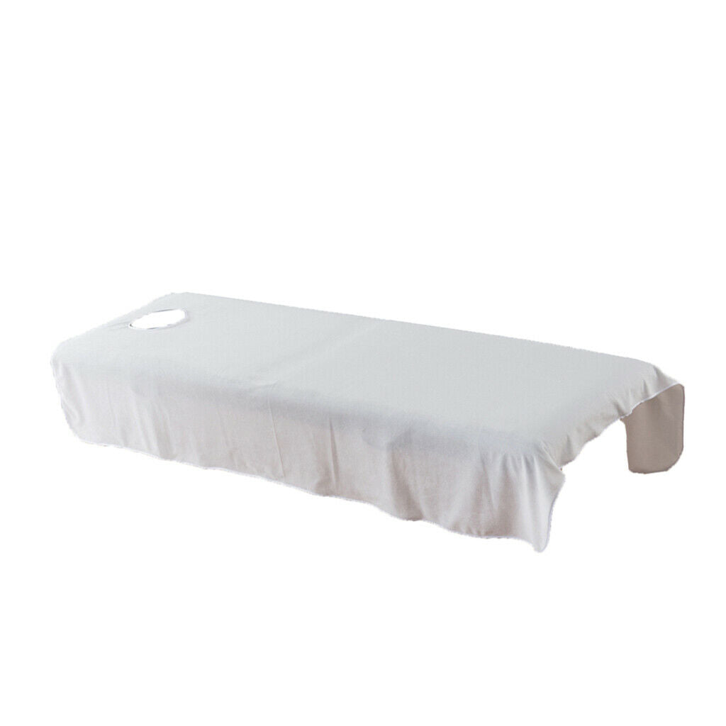 2 Pieces Crystal Velvet Spa Massage Table Sheets Soft Beauty Face Bed Covers