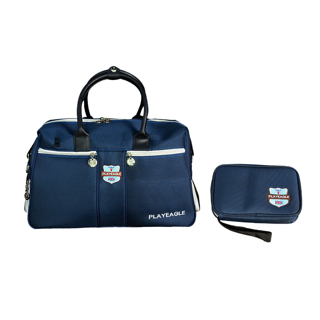 Nylon Golf Boston Bag & Pouch Duffle Travel Gym Luggage Holdall Bag Handbag