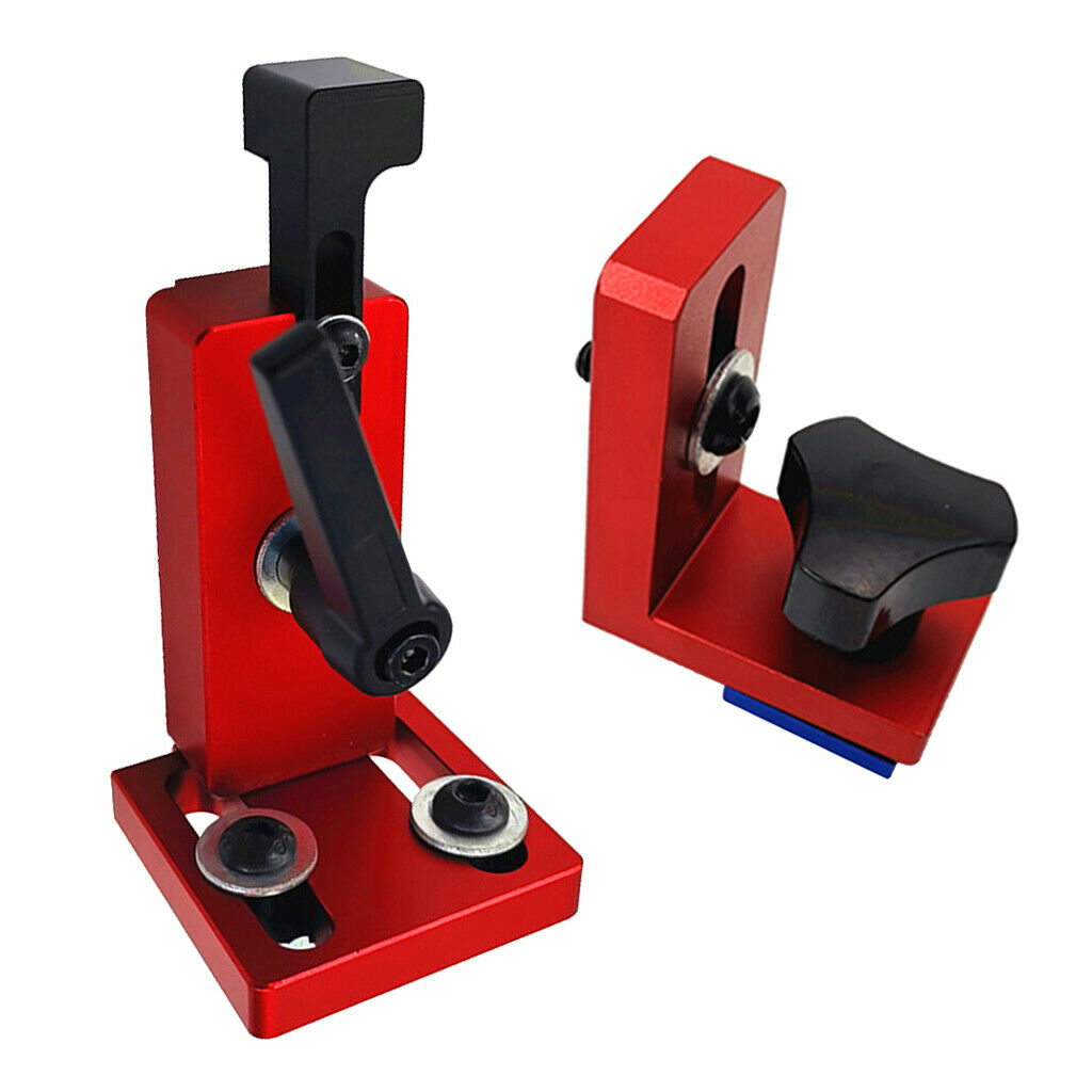 2pcs Miter Track Stop T-Slot T-Tracks for 30, 45 Types Woodworking DIY Table Saw