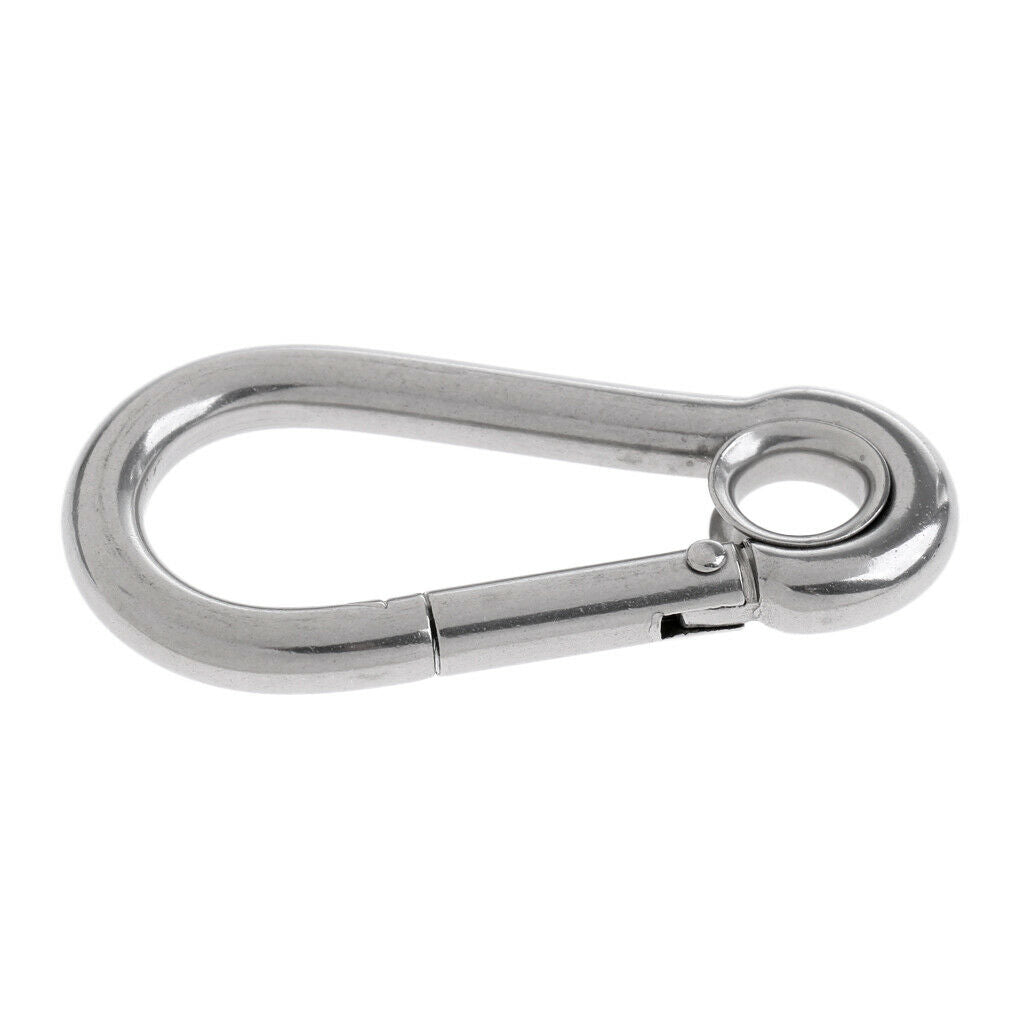 2pcs Heavy Duty Stainless Steel Carabiners Clips Hooks for Hammocks, Camping,