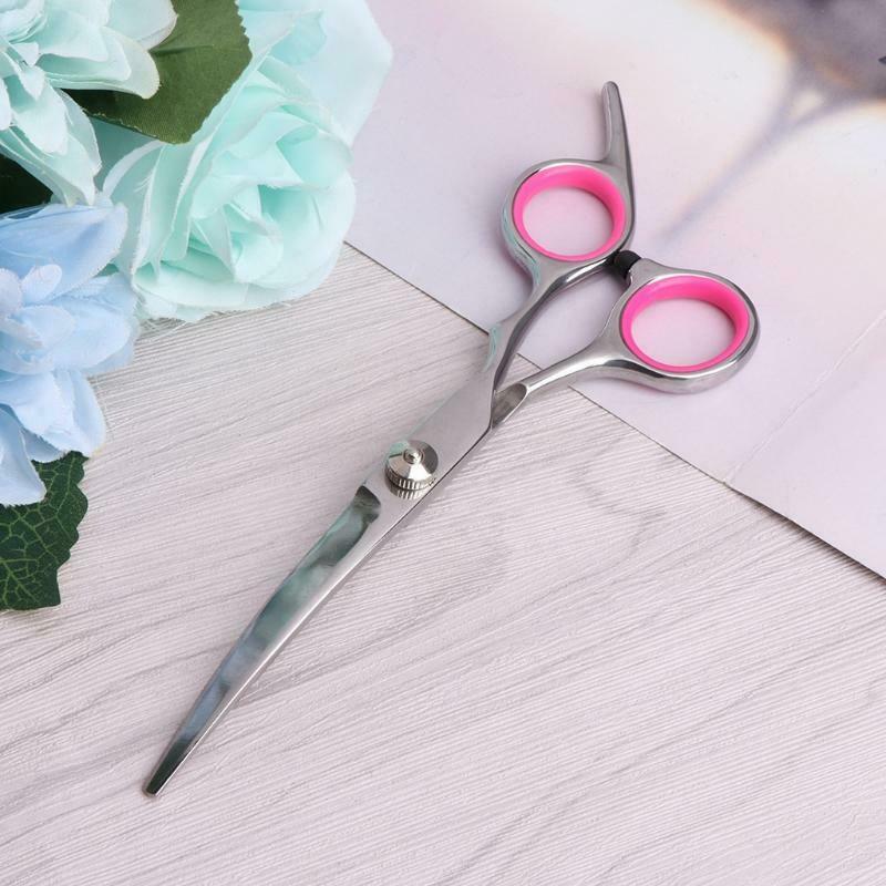 6" Stainless Steel Pet Gromming Curved Blade Scissors Dog Cat Cutting Hair
