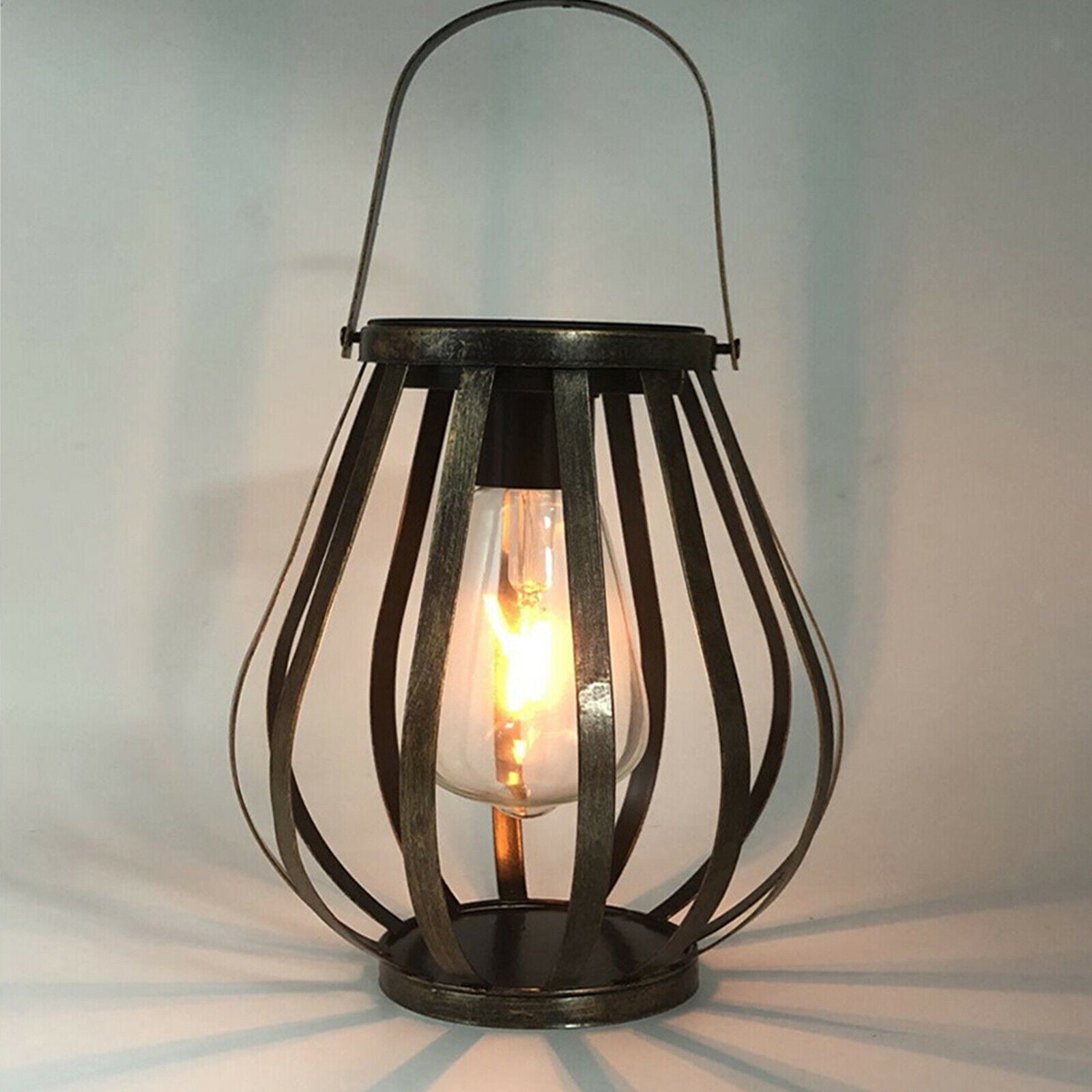Hanging Solar Tungsten Lamp Metal Suitable for Garden Porch Landscape Decor