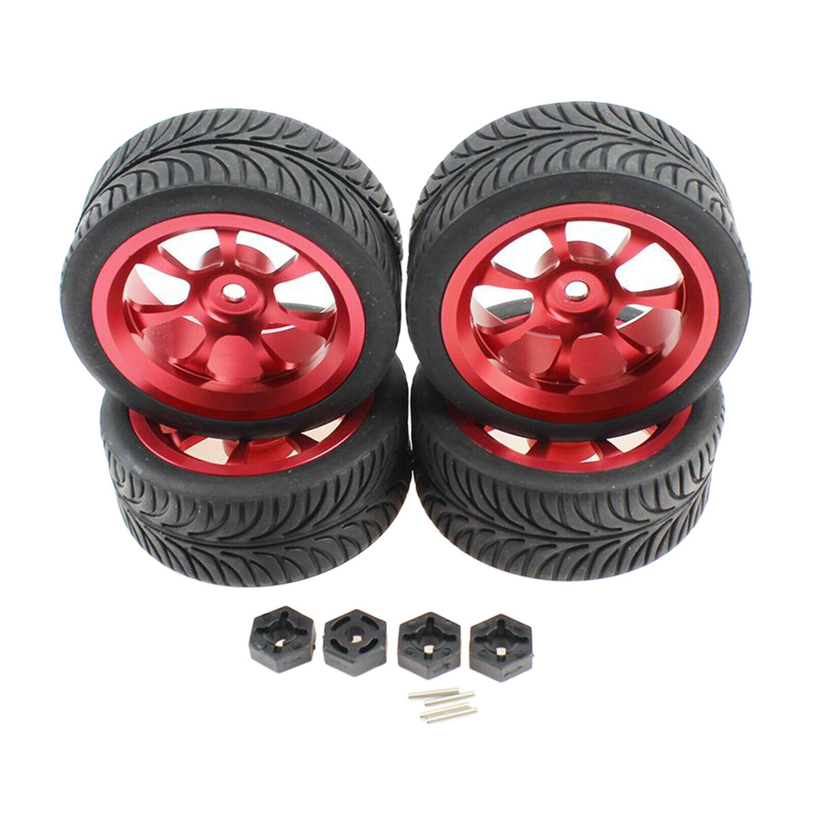 RC Metal Wheel Rims + Tire for WLTOYS 144001 124018 124019 RC On-Road Car