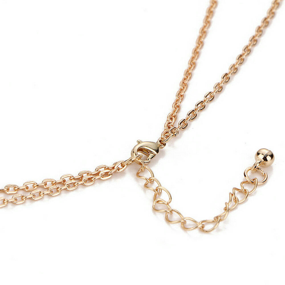 Charm Retro Jewelry Pendant Chain Crystal Choker Chunky Bib Statement Necklace