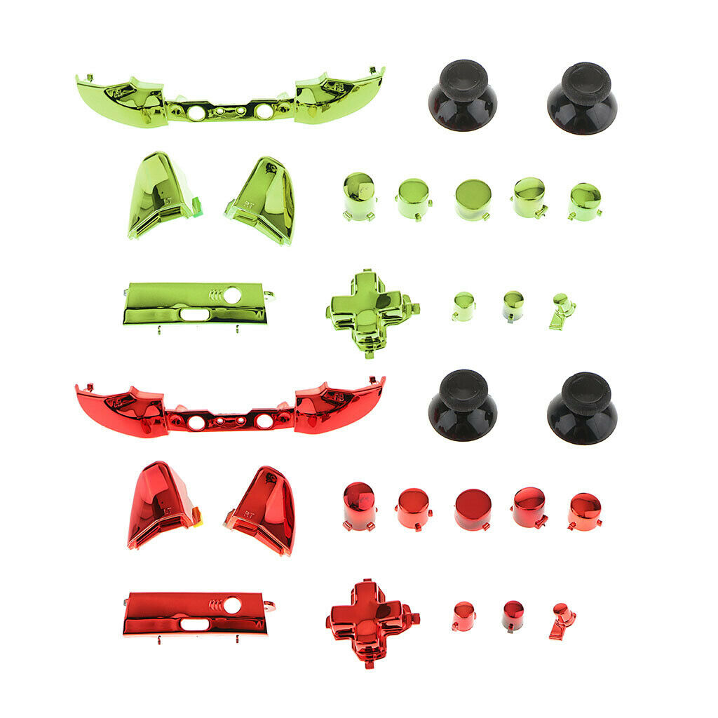 2 X Thumbstick Analog Stick  ABXY Button Set for  One S Controller