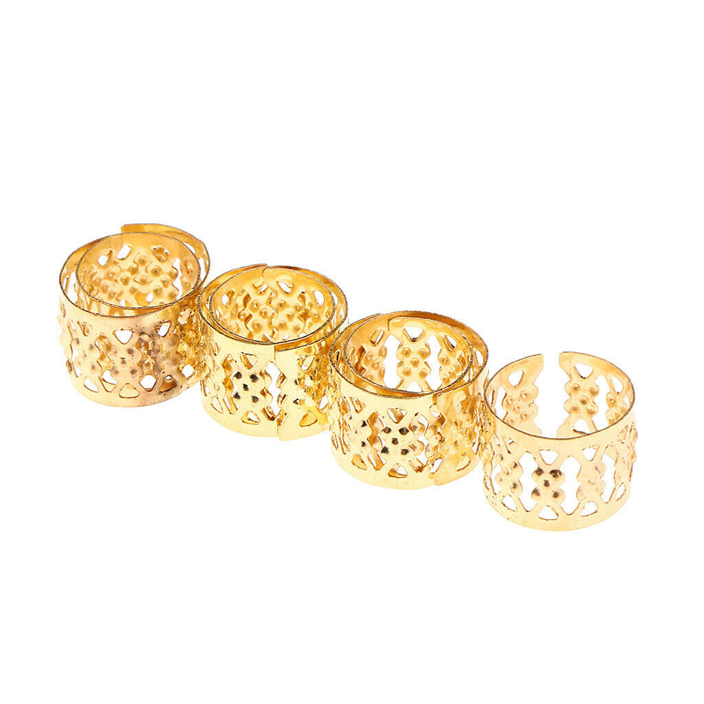 200 Pcs Braiding Rings Dreadlocks Dread Beads Hair Accessories DIY Jewelry .