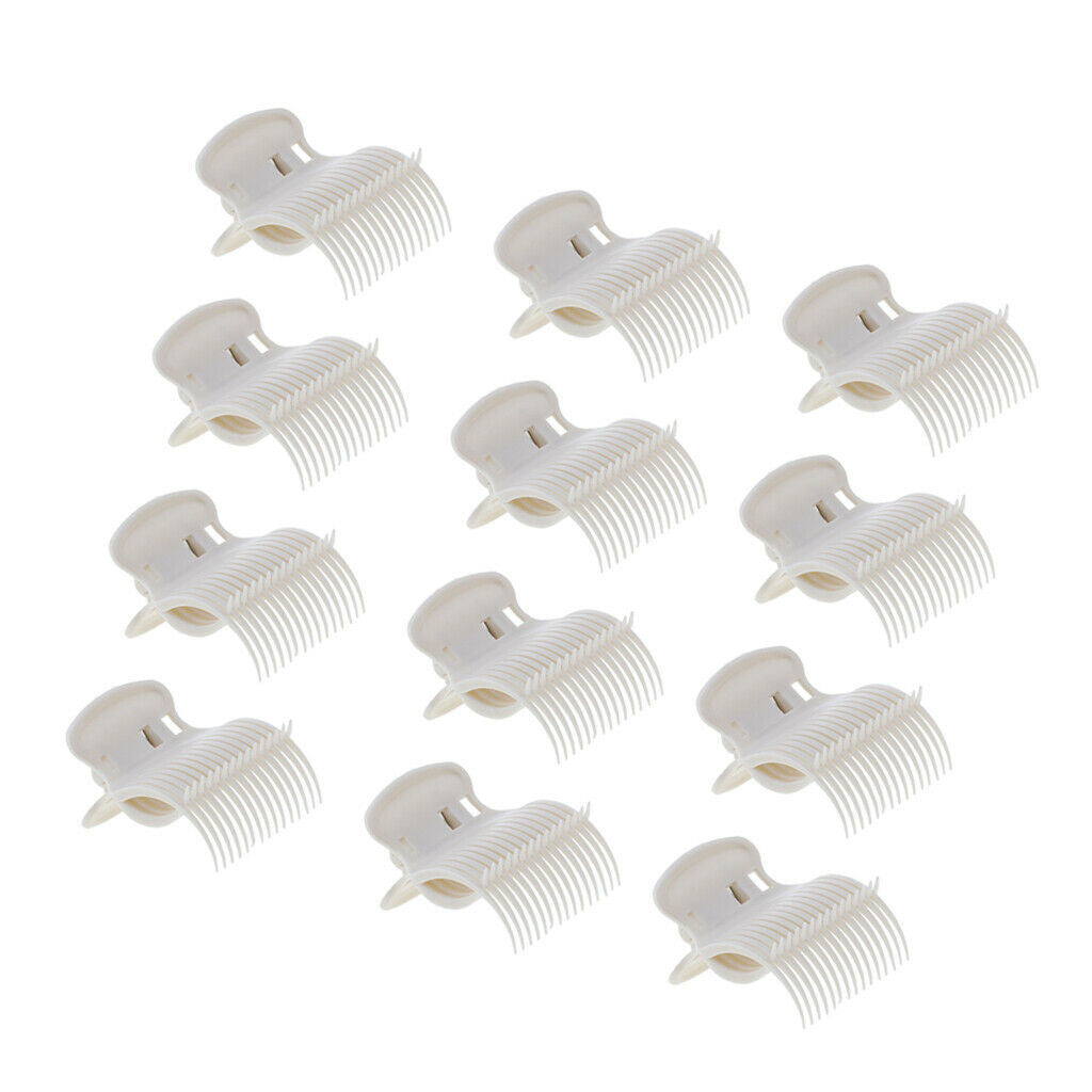 24Pcs Plastic Barber Roller Clip Dye Curler Clips Clamps Kit for Women Girls