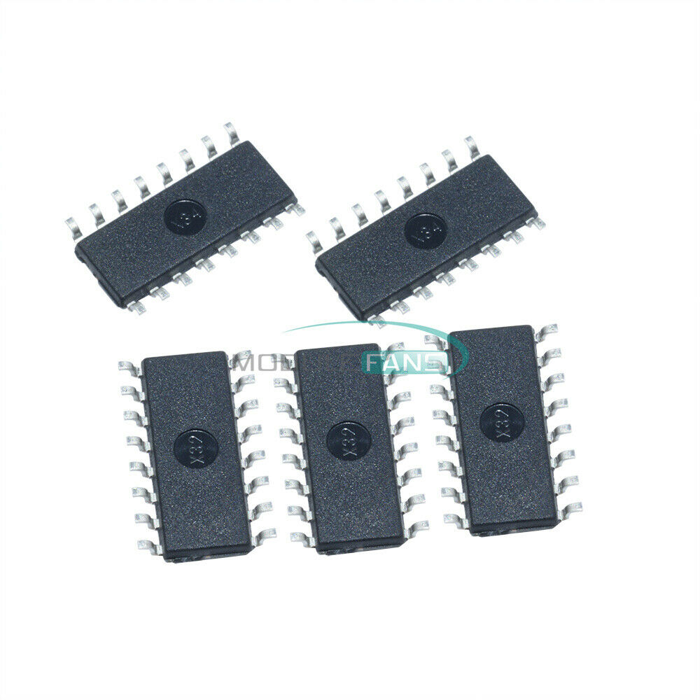 5PCS HCF4050M013TR HCF4050 BUFF/CNVRTR HEX N-INV 16SOIC ST IC