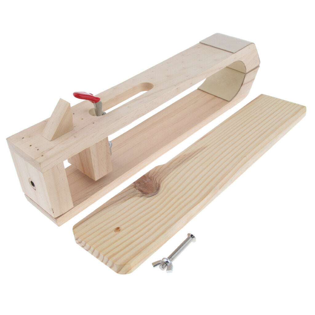 Heavy Duty Solid Wood Leather Sewing Clamp for Securely Holds
