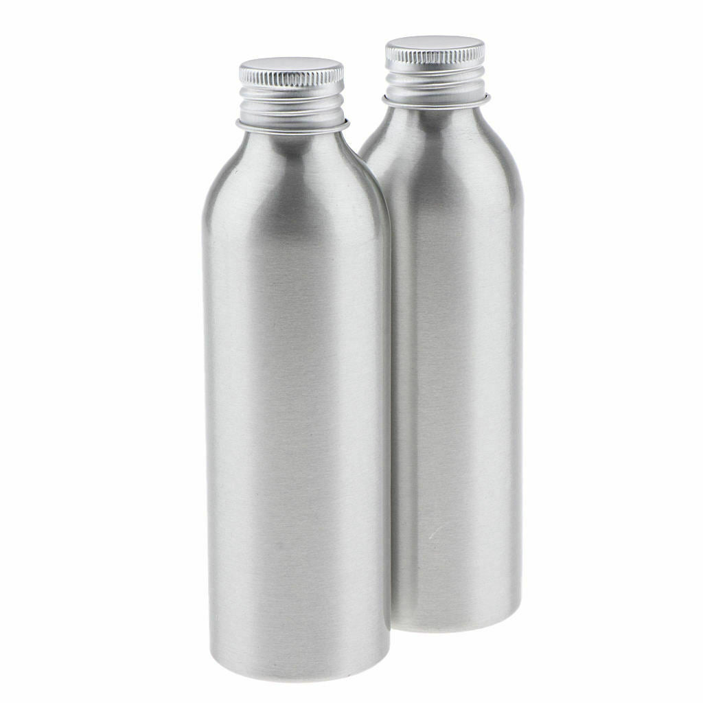2X 2 Packs Aluminum Bottle Container for Outdoor Sports Hiking Cycling 150ml