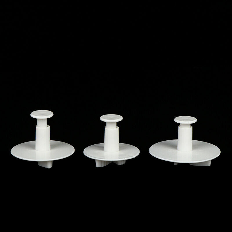3pcs /set Dove Shape Cake Decorating Fondant Lacing Plunger Cutters Tools MoFCA