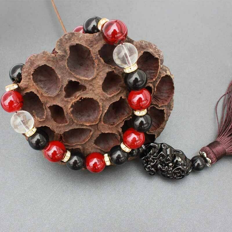 Agate Beads Brave Troops Car Hanging Ornament Fortune Collection Pendant Decor