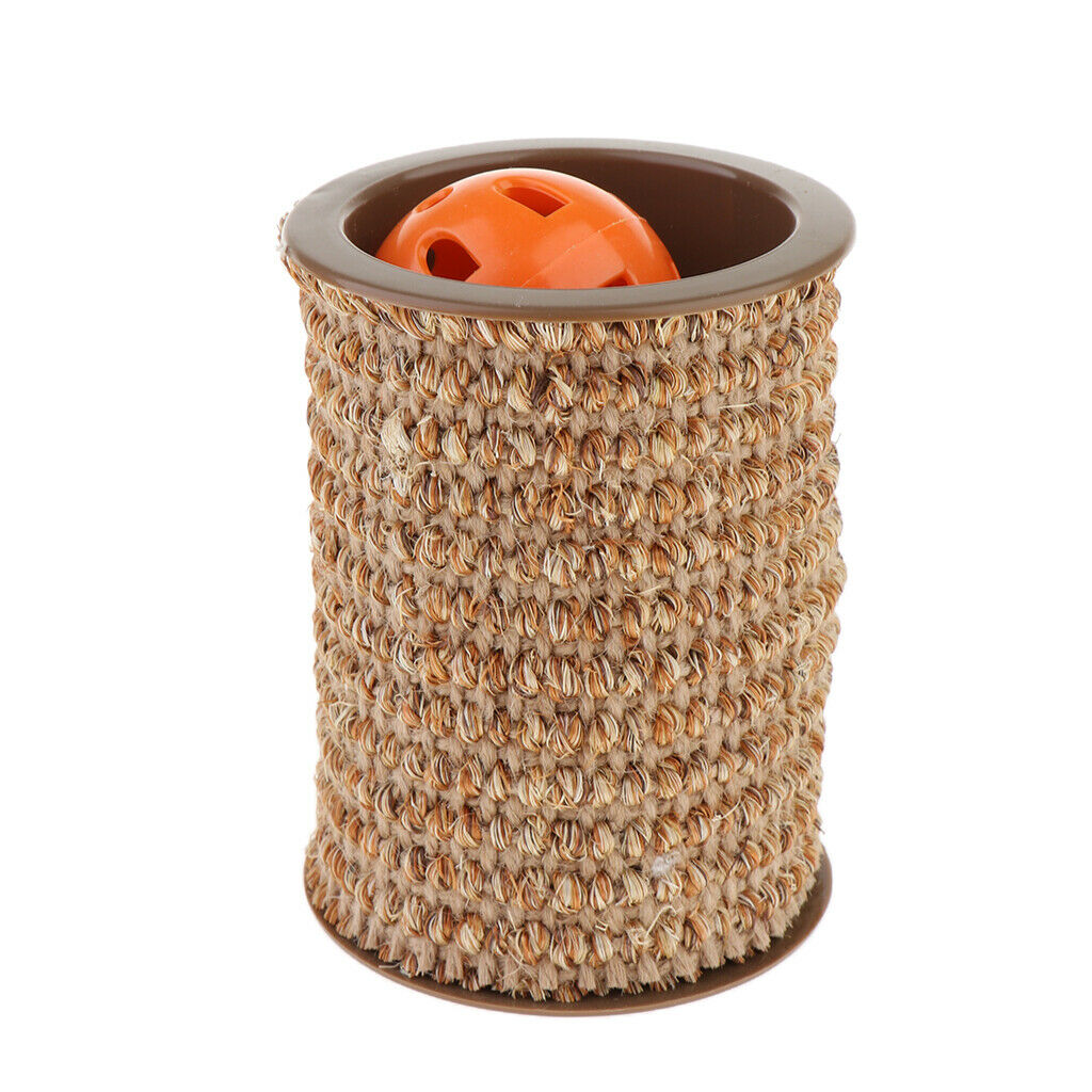 Scraped Sisal Rope Roller Rod, Reduced Destructive Scratch Behavior