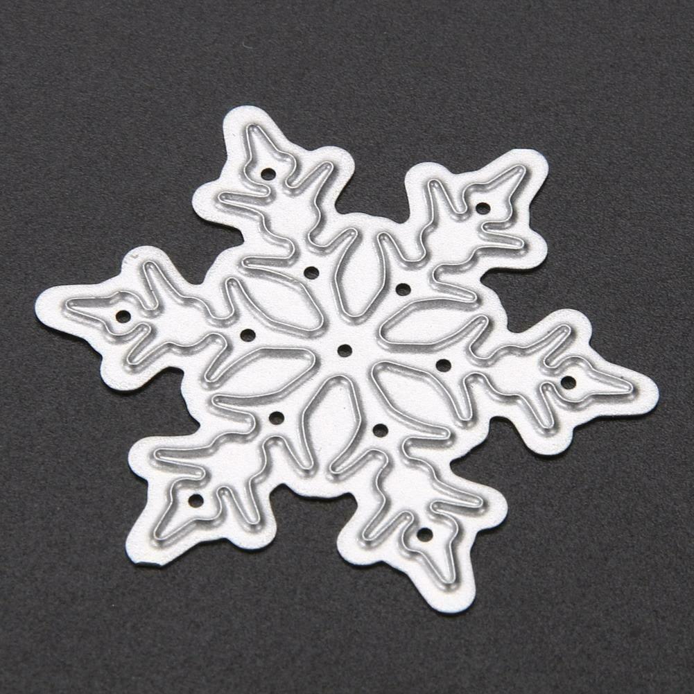 4pcs Christmas Snowflake Scrapbooking Album Paper Card Diary Hand Craft A#S