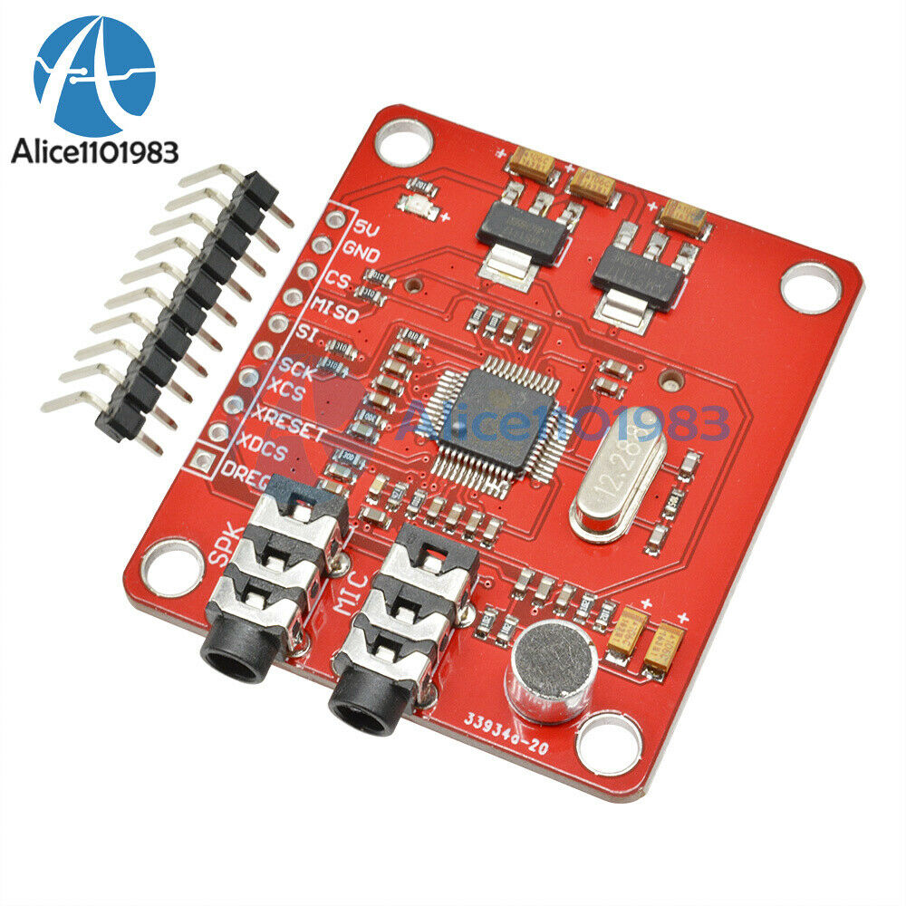 2PCS VS1053 MP3 Module w/ Card Slot VS1053B Ogg Real-time Recording For Arduino