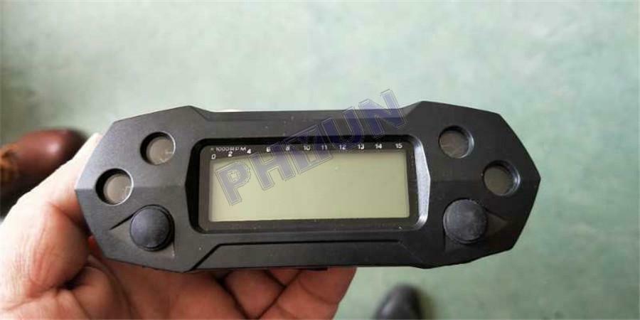 12V Motorcycle Scooter LCD Digital Speedometer Odemeter Tachometer w/ Sensor