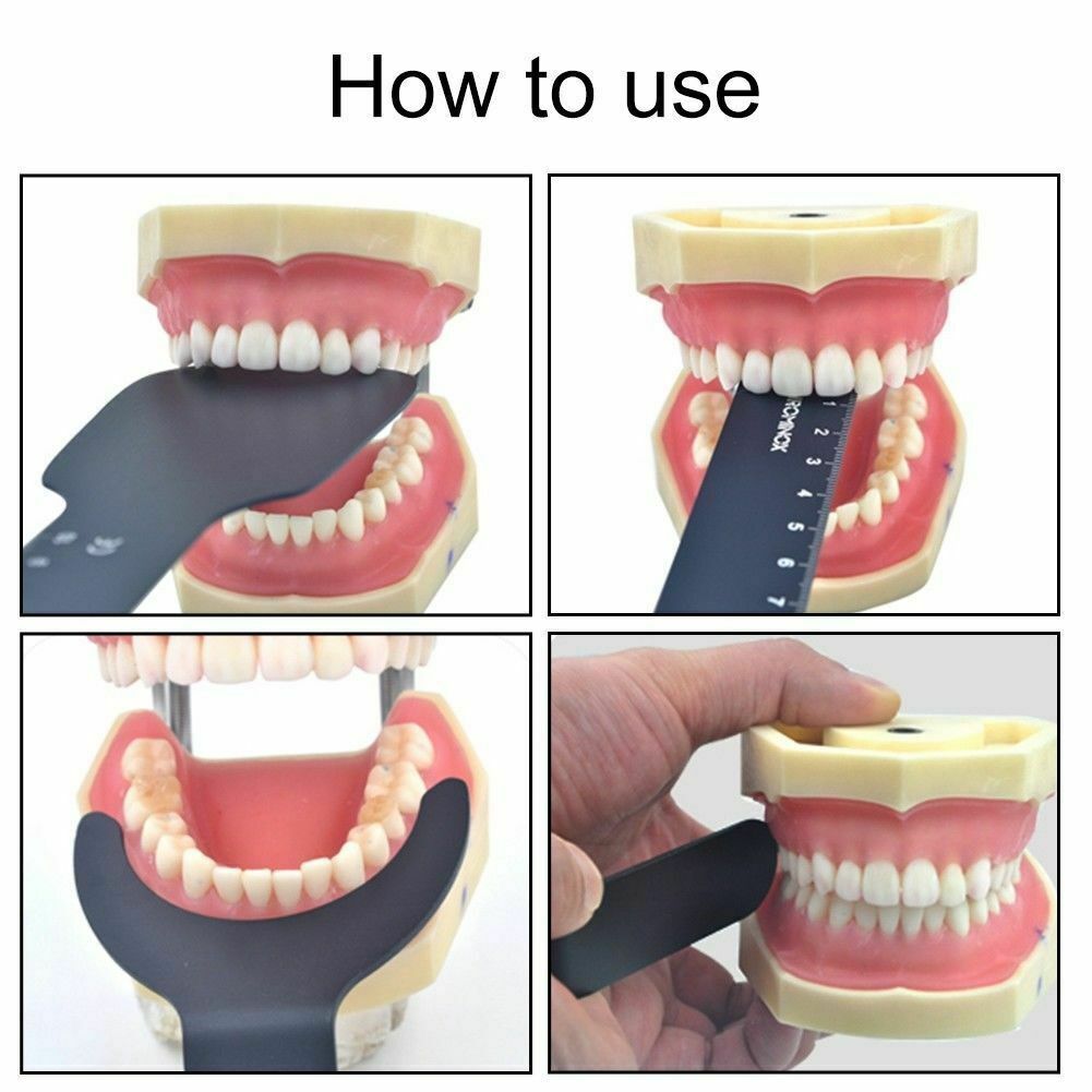 6PCS/Set Dental Photo Contrast Background Boards Palatal Photography Contraster