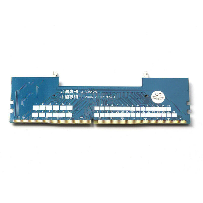 Laptop DDR4 RAM to Desktop Adapter Card Memory Tester SO DIMM to DDR4 Converter
