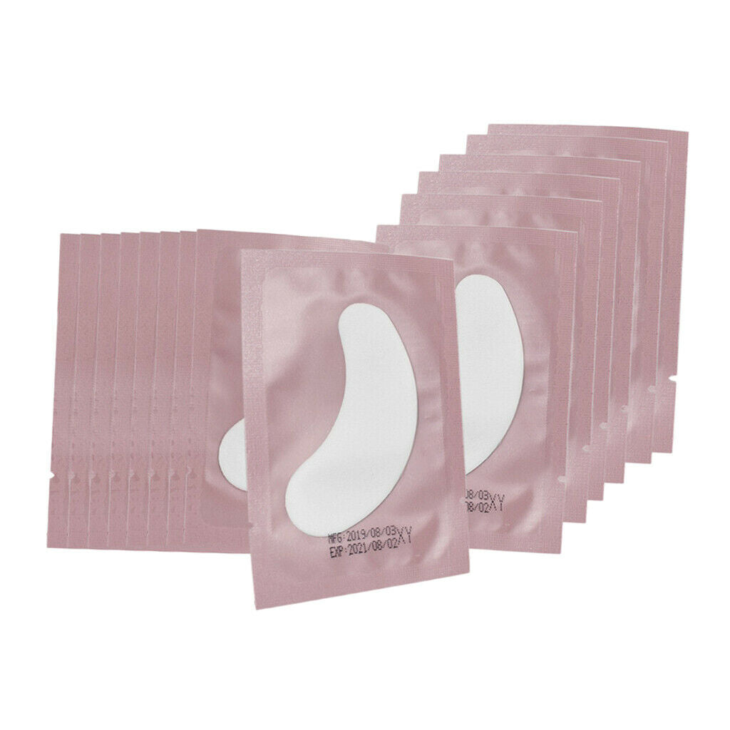50Pcs Lint Free Non-Woven Eyelash Eye Pads DIY False Eyelash Lash Extension