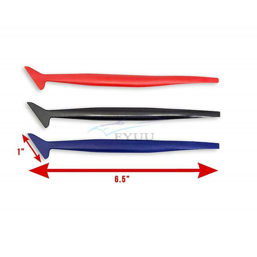 4 Pieces Micro Squeegee Auto Color Change Film Side Closing Corner Trim Tools