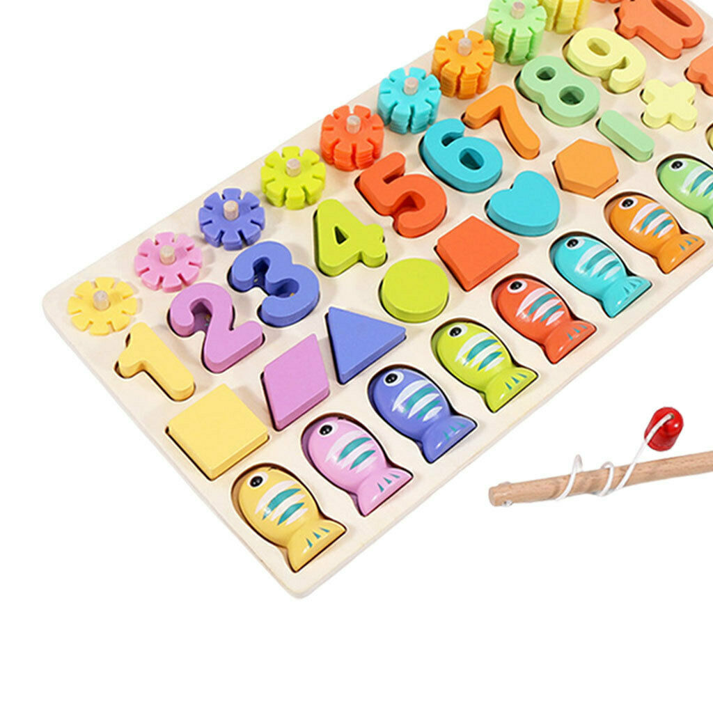 kids Matching Board Toys Shapes 4 in 1 Nesting Baby Gifts Enlightenment