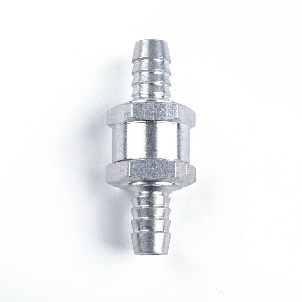 Check Valve 1/2" 12MM Non-Return One Way & Hose Clamps For Cars Caravans RVs