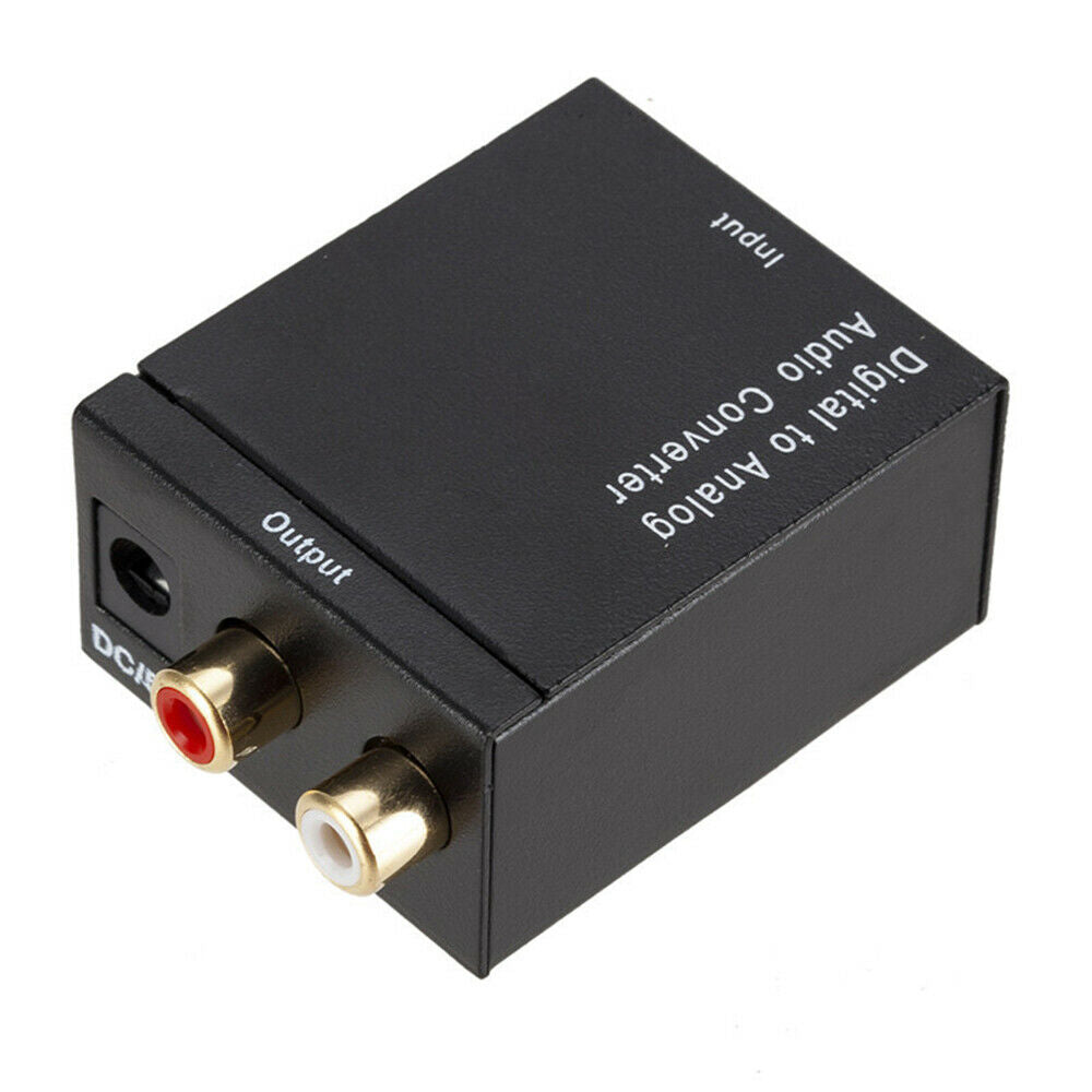 Digital TV Signal USB Fiber To Analog Audio Converter Dual Chip Decoder Adapter