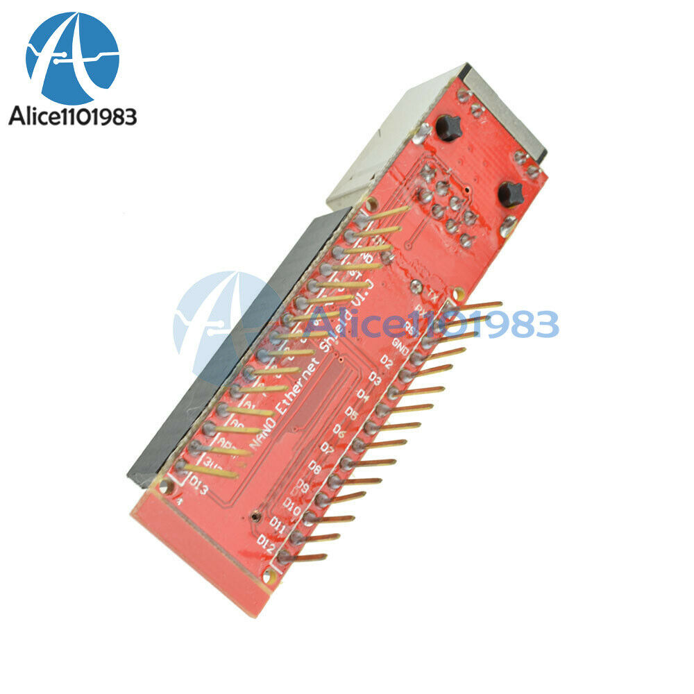 2PCS ENC28J60 Ethernet Shield For Arduino Nano V3.0 RJ45 Webserver Module