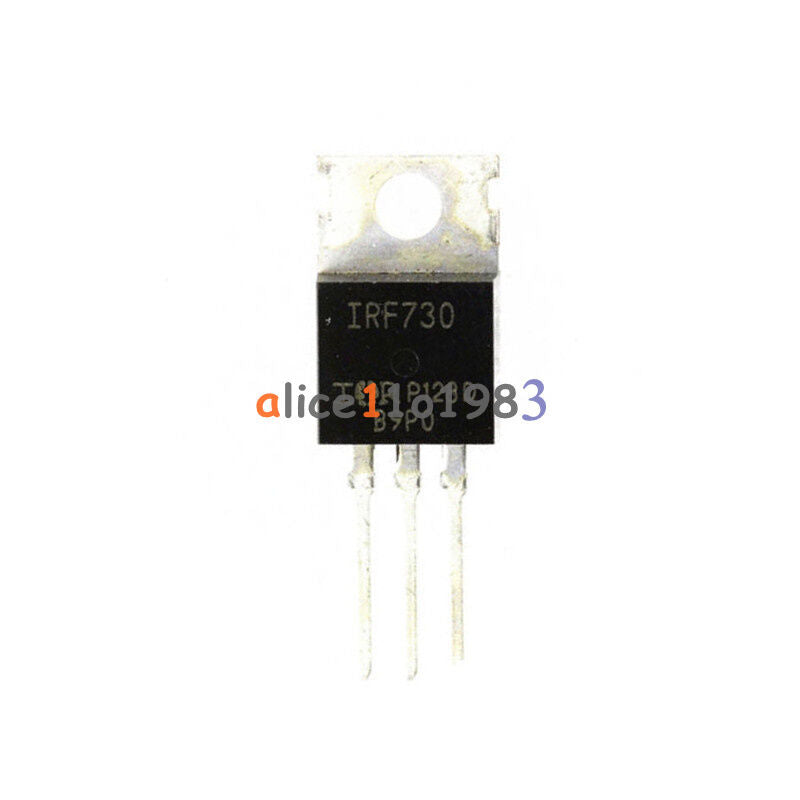 10PCS IRF730 IRF730PBF MOSFET N-Channel 5.5A 400V 1Î© New TO-220