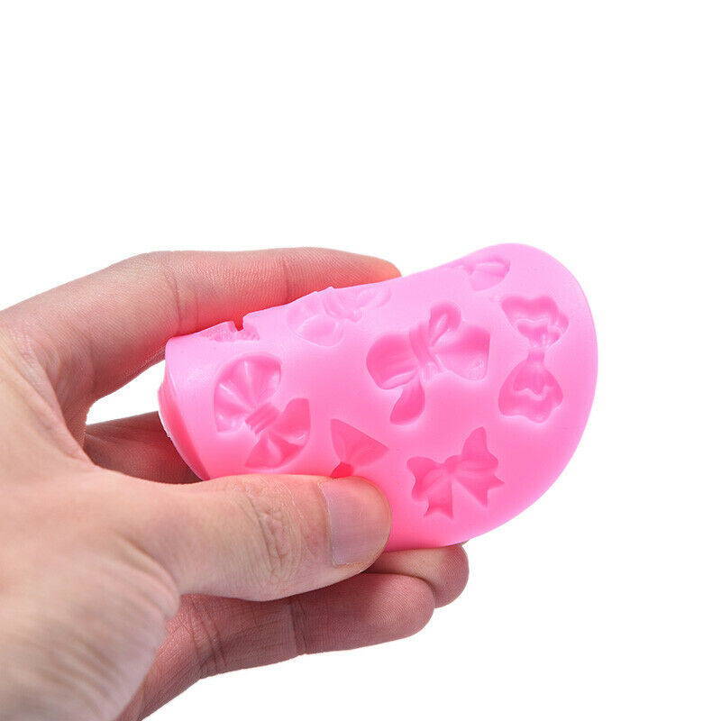 Bow Tie Chocolate Clay Candy Molds Fondant Cake Decorating Tools With Rib.l8
