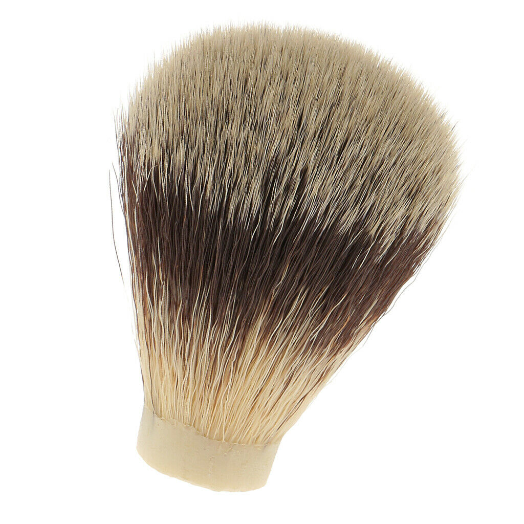 4 Pack Soft Facial Beard Shaving Brush Head Knots for Man Hair Brush Handle