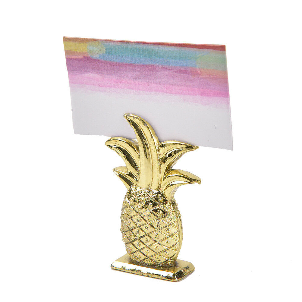 1 Set Pineapple Place Stand Holder Wedding Party with Colorful Card Part.l8