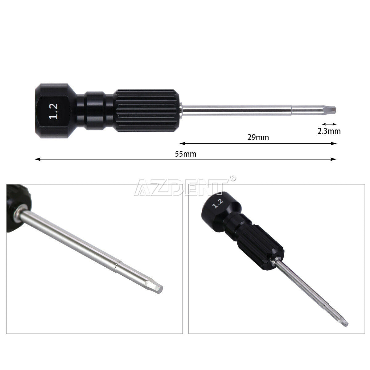 5X Dental Laboratory Implant Screw Driver 1.2 fit OSS