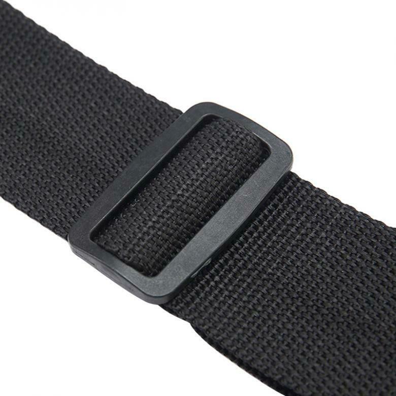 Adjustable Black Guitar Strap for Acoustic Electric Bass