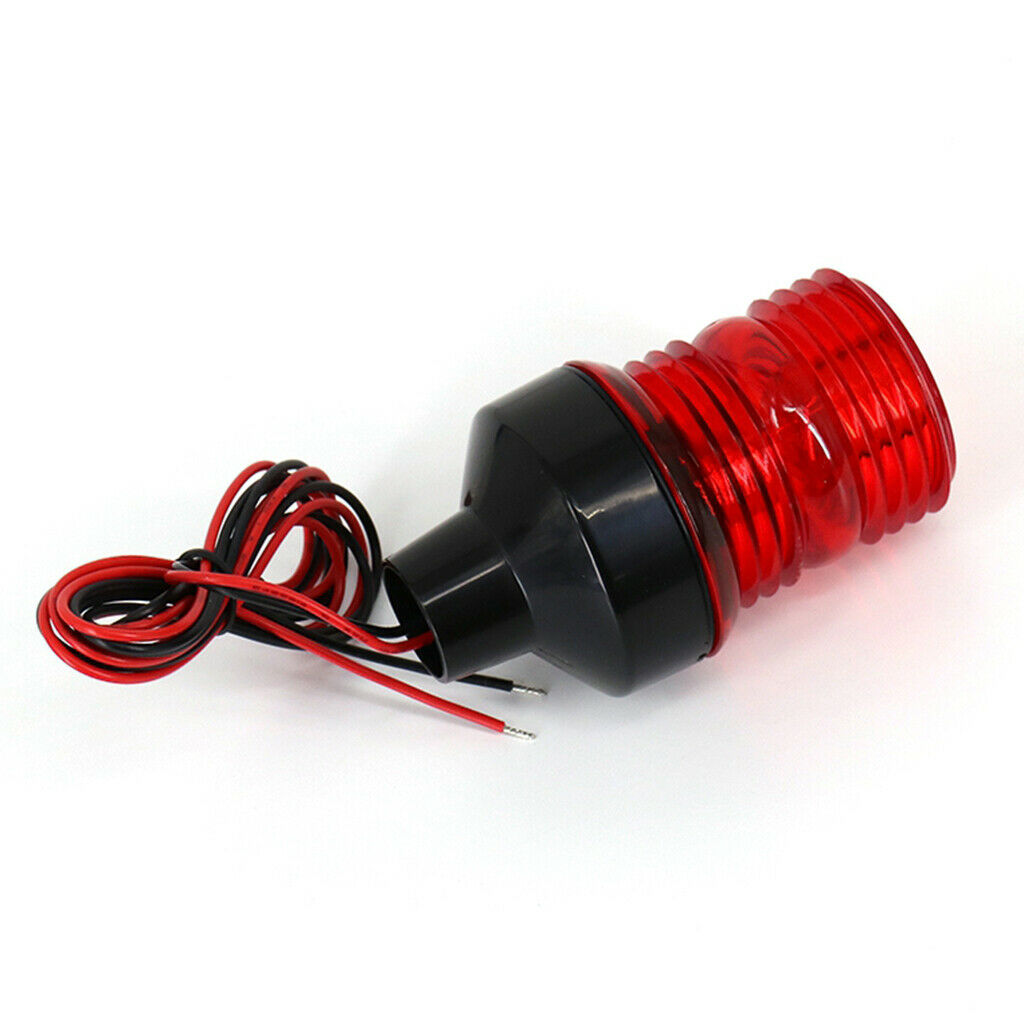 DC12/24V Red Stern Anchor Light Marine Safe Sailing Navigation Light Waterproof