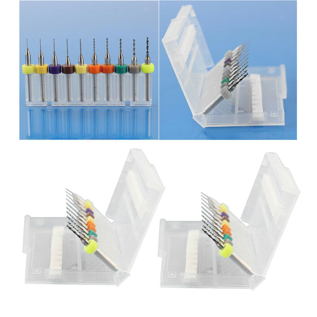 20 Pcs Pcb Drill Bits Carbide Micro Drill Bits, CNC Woodworking Tools