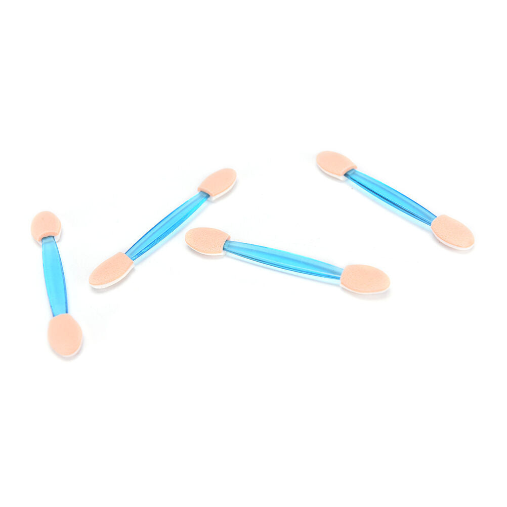10 Pcs Double End Sponge Eye Shadow Brush Applicators Disposable Makeup Tool _DD