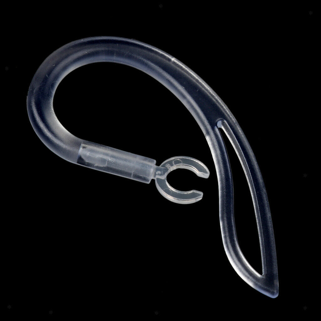 2x Earhook Ear Hook Loop Clip For Universal Headset 6mm Hook 5mm
