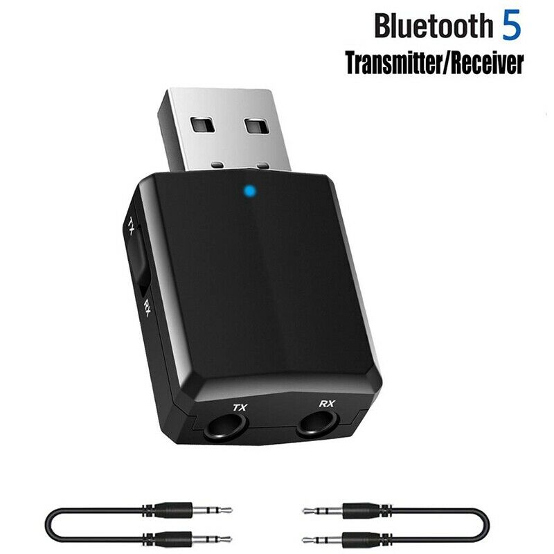 USB Bluetooth 5.0 Transmitter Receiver Adapter Dongle Audio 3.5mm AUX for P G6U5