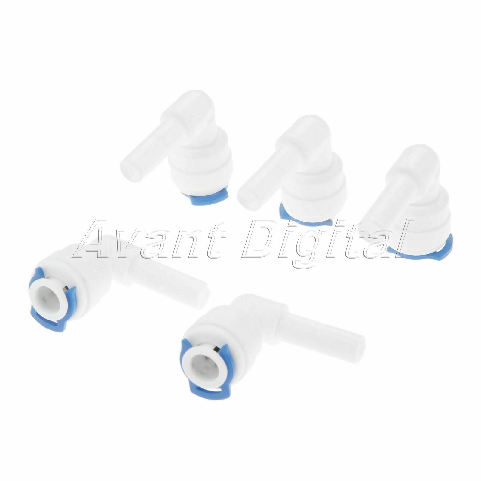 5X Elbow Water Purifiers Filters / Reverse Osmosis RO System Connector Forting