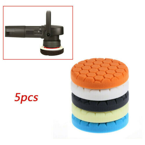 6 inch 5 Colors Polishing Waxing Buffing Pad Sponge Set for Car Polisher 5pcs