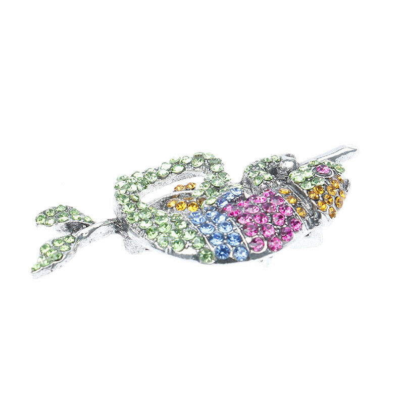 Chameleon Brooch Animal Coat Pin Rhinestone Fashion Jewelry Accessories O.l8