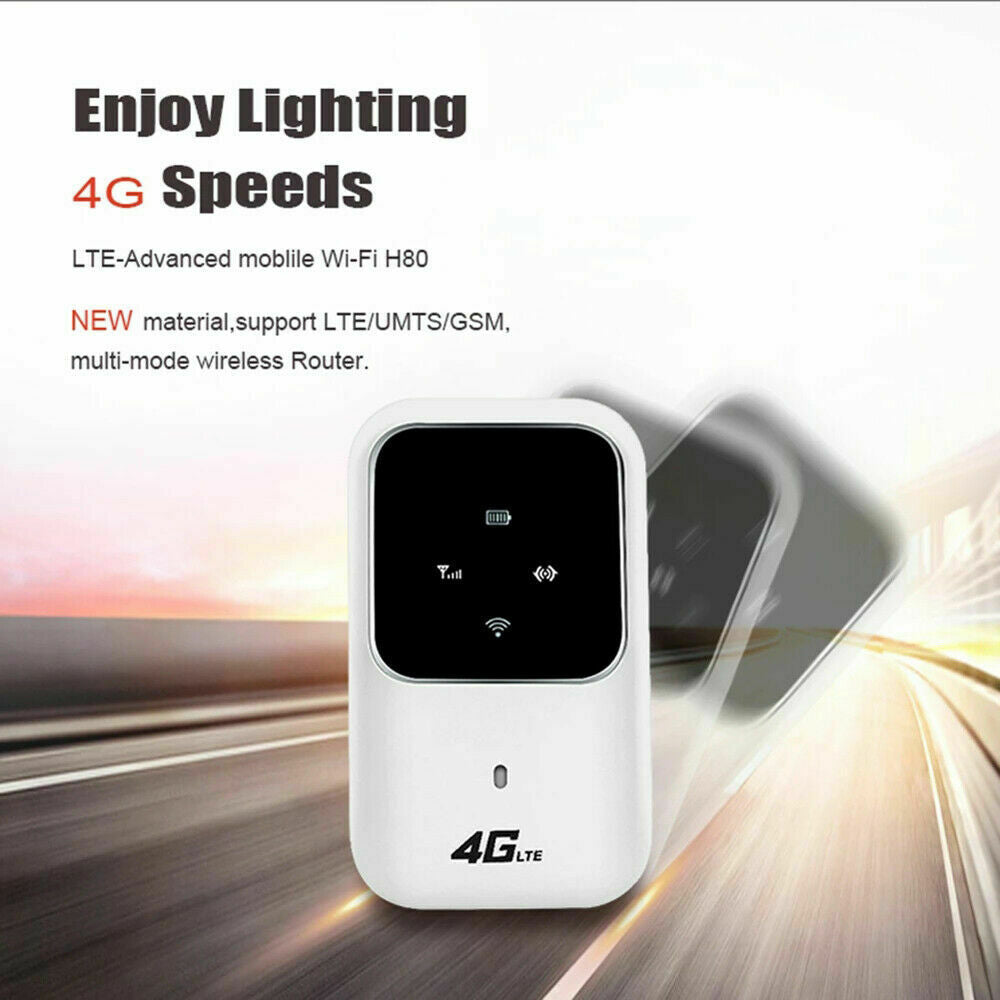 4G LTE Wireless Durable Unlocked Wifi Routers Cars Mobile Hotspot SIM Card Slot