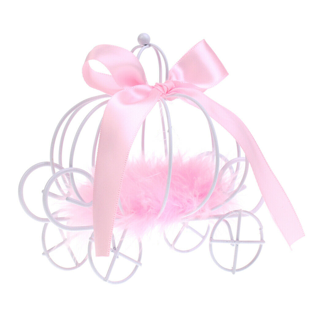 Princess Pink Carriage Candy Box for Christams Party Sweets