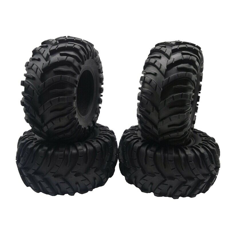 4PCS 130mm 2.2inch Mud Grappler Rubber Tyre Wheel Tires for 1/10 RC Cler TraxxA9